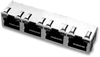 Cat5 Rj45 Modular Jack, 8 Position, 4 Port; Modular Connector Type Amp - Te Connectivity - 16M3259 - Newark, An Avnet Company