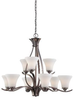 SL804215 Mid. Chandeliers-Glass Up - 399297 - Capital Lighting, Inc.