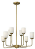 4218BC Mid. Chandeliers-Glass Up - 345065 - Capital Lighting, Inc.