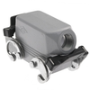 Standard, Rectangular Hood, size 57.27, Double Latch, Side M20 cable entry - MHO-10X20 - Mencom Corporation