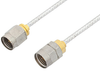 2.4mm Male to 1.85mm Male Cable 6 Inch Length Using PE-SR405FL Coax, LF Solder, RoHS - PE36529LF-6 - Pasternack