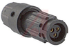 Circular Connectors; 20; Solder Cup; 3;Socket; Gold over Nickel; 600 V - 70025423 - Allied Electronics, Inc.