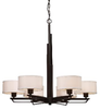 65023-6 Mid. Chandeliers-Drum Shades - 690325 - Capital Lighting, Inc.