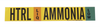 Brady B-946 Black / Green / Orange / White on Yellow Vinyl Self-Adhesive Pipe Marker - 2 1/4 in Height - 2 in Character Height - 14 in Length - Printed Msg = AMMONIA - 90409 - 754476-90409 - R. S. Hughes Company, Inc.
