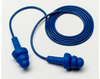 3M E-A-R 340-4007 Blue Universal Thermoplastic Elastomer Foam Reusable Corded Triple-Flange Ear Plugs Ear Plug - 080529-40004 - 080529-40004 - R. S. Hughes Company, Inc.