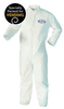Kimberly-Clark Kleenguard A40 White Medium Microporous Film Laminate Disposable General Purpose & Work Coveralls - 036000-44302 - 036000-44302 - R. S. Hughes Company, Inc.