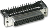 Standard D Sub Connector, Snap In, Ground Contact, Db, Receptacle, 25, Metal Body, Solder Rohs Compliant Harting - 98K4654 - Newark, An Avnet Company