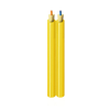 Indoor semi-tight buffered patchcord LSZH jacket 1.6mm DX Zip SM OS2 G.652.D & G.657.A1. -- GIPSAA2 - Image