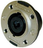 Speakon Conn. Panel Mt-8 pole w/ Nickel Metal Face Plate - CA-NL8MPR - Visual Sound, Inc.