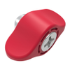 Captive Screw, M3 X 0.5 Thread, Flare-in, Phillips Recess, Wing Knob, Red -- 4C-PH-M3-1F1-W013 - Image