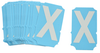 BradyGlo Gothic Quik Align Letter X - 6003-X - Brady Corporation