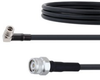 Low Loss TNC Male to RA QMA Male Cable LMR-240 Coax in 12 Inch with Times Microwave Connectors - FMCA2165-12 - Fairview Microwave Inc.