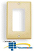 ICC Decorex 1-Insert Faceplate - IC107DFS - TelephoneStuff.com