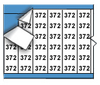 Solid Numbers Wire Marker Card - WM-372-PK - Brady Corporation