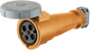 Power Entry Conn, Skt, 3P4W, 100A/orange; Current Rating Hubbell Wiring Devices - 71AC5511 - Newark, An Avnet Company