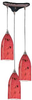 502-3FR Mini Pendants-3 Light Cluster - 705194 - Capital Lighting, Inc.