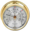 Wind Instrument - Maestro, PVD Brass case, Silver dial - Maximum Weather Instruments