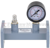 WR-112 Waveguide Pressurizing Section 4.25 Inch Length with CPR-112G Grooved Flange from 7.05 GHz to 10 GHz -- FMWSP1010 - Image