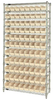 Wire Shelving, 12Shelves, 88Bins, Ivory; Shelving Unit Type Quantum Storage - 44AC8040 - Newark, An Avnet Company