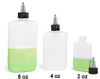 Natural LDPE Oval Bottles with Black/Natural Twist Top Caps - 0136-43 - SKS Science Products
