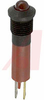 Indicator,Pnl-Mnt;LED IND,5.5 MM,12VDC RED, WITH BLK CHROME BEZEL - 70011681 - Allied Electronics, Inc.