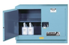 Justrite Chemcor 31 gal Blue Hazardous Material Storage Cabinet - 48 in Width - 35 3/4 in Height - 697841-12085 - 697841-12085 - R. S. Hughes Company, Inc.