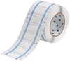 Brady Permasleeve B-342 White Polyolefin Thermal Transfer Die-Cut Thermal Transfer Printer Sleeve - 2 in Width - 0.851 in Height - 0.187 in Min Wire Dia to 0.45 in Max Wire Dia - Double-Side Printable - 662820-32509 - R. S. Hughes Company, Inc.