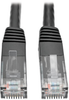 Premium Cat5/5e/6 Gigabit Molded Patch Cable, 24 AWG, 550 MHz/1 Gbps (RJ45 M/M), Black, 14 ft. - N200-014-BK - Tripp Lite by Eaton
