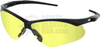 Jackson Nemesis Safety Glasses with Black Frame and Amber - 3000359 - Safety Glasses USA