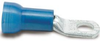 Terminal, Ring Tongue, 1/4In, Crimp Blue; Stud Size - Metric Abb - Thomas & Betts - 23C6664 - Newark, An Avnet Company