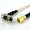 RA SMA Male (Plug) to SMC Plug (Male) Cable M17/113-RG316 Coax Up To 3 GHz, 1.35 VSWR in 48 Inch - FMC0418316-48 - Fairview Microwave Inc.