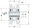 Airframe Control/Aerospace Bearings FL Series -- FL4C6-2 - Image