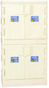 Eagle 44 gal White Hazardous Material Storage Cabinet - 35 in Width - 65 in Height - Floor Standing - 048441-00210 - 048441-00210 - R. S. Hughes Company, Inc.