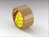 3M Scotch 372 Tan Standard Box Sealing Tape - 48 mm Width x 50 m Length - 2.2 mil Thick - 72335 - 021200-72335 - R. S. Hughes Company, Inc.