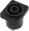 Connector, Speaker, Plug, 4 Position; Product Range Neutrik - 34C8808 - Newark, An Avnet Company