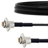 Slide-On BMA Jack 2 Hole Flange to Slide-On BMA Jack 2 Hole Flange Cable LMR-100 Coax in 36 Inch - FMCA1635-36 - Fairview Microwave Inc.