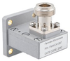 WR-62 to Type N Female Waveguide to Coax Adapter UBR140 with 11.9 GHz to 18 GHz in Brass - FMWCA1097 - Fairview Microwave Inc.