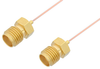 SMA Female to SMA Female Cable 60 Inch Length Using PE-020SR Coax, RoHS - PE34917LF-60 - Pasternack