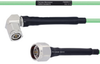 Temperature Conditioned Low Loss RA TNC Male to N Male Cable LL142 Coax in 72 Inch - FMHR0171-72 - Fairview Microwave Inc.