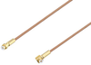 Snap-On MMBX Plug to Snap-On MMBX Plug Right Angle Cable 24 Inch Length Using RG178 Coax - PE3C3986-24 - Pasternack