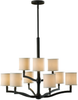 Light Multi-Tier Chandelier - F2520/6+3ORB - Murray Feiss Lighting
