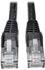 Cat6 Gigabit Snagless Molded Patch Cable (RJ45 M/M) - Black, 25-ft. -- N201-025-BK - Image