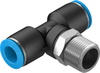 Push-in T-fitting - QST-3/8-10 - Festo Corporation