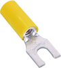 Terminal, Spade/fork, #6, Crimp, Yellow; Product Range Abb Thomas & Betts - 94F1075 - Newark, An Avnet Company