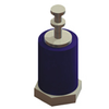 Turret Terminals & Pins, PTFE Insulated // Terminals -- Molded Diallyl Phthalate Insulated Terminal-Double Threaded Turret