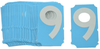 Brady Bradyglo Number Label - Printed Msg = 9 - 6002-9 - 754473-84030 - R. S. Hughes Company, Inc.