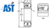 Ball and Roller Bearings - 24136MB - AST Bearings LLC