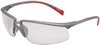 3M Privo Safety Glasses with Silver/Red Frame and Clear - 12265 - Safety Glasses USA