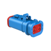 Rectangular Connector Housings - AT06-4S-OMBLU-ND - DigiKey