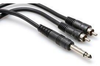 Audio / Video Cable Assembly, Y Cable; Connector Type A Hosa - 52T7700 - Newark, An Avnet Company